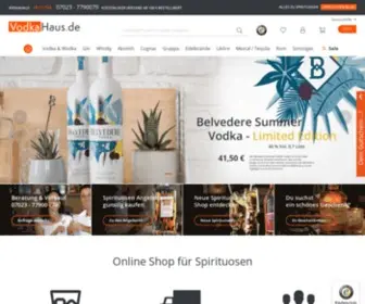 Vodkahaus.de(Edelbrände) Screenshot