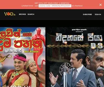 Vod.lk(Watch Sri Lankan Movies & Tele) Screenshot
