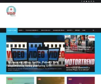 Vodnews.pl(Portal informacyjny o serwisach VOD i TV Online) Screenshot