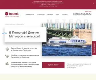 Vodohod.spb.ru(Речные круизы 2013) Screenshot