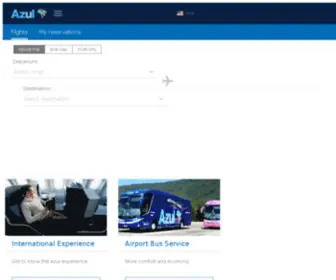 Voeazul.com.br(Azul linhas aéreas) Screenshot