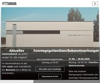 Voecklabrucker-Freikirche.at(Vöcklabrucker Freikirche) Screenshot