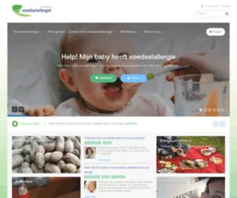 Voedselallergie.nl(Stichting Voedselallergie) Screenshot