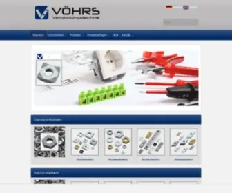 Voehrs.de(Muttern von Vöhrs Verbindungstechnik) Screenshot
