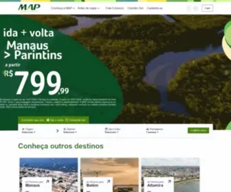 Voemap.com.br(MAP Linhas Aéreas) Screenshot