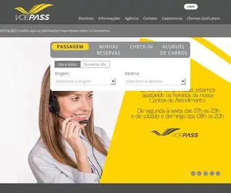 Voepass.com.br(Voepass Linhas Aéreas) Screenshot