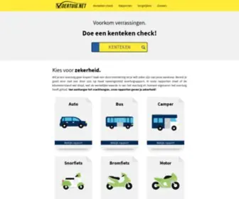 Voertuig.net(Alle Nederlandse kentekens en voertuigen) Screenshot