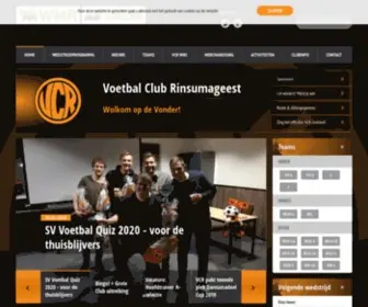 Voetbalclubrinsumageest.nl(Voetbal Club Rinsumageest) Screenshot