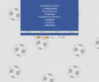 Voetbalhuiswerk.be(Gratis oefeningen voor techniek en voetbaltrainingen) Screenshot