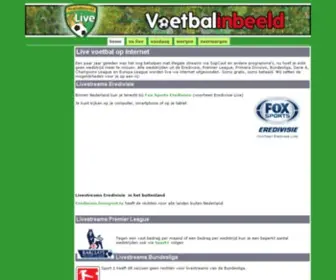 Voetbalinbeeld.nl(Livestreams voetbal) Screenshot