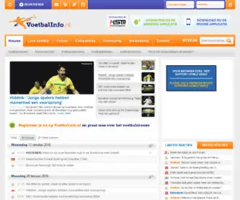 Voetbalinfo.nl(Voetbalnieuws) Screenshot