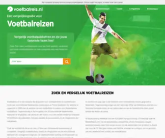 Voetbalreis.nl(Vergelijk aanbieders) Screenshot