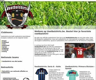 Voetbalshirts.be(Vind hier je favoriete voetbalshirt en retroshirt) Screenshot