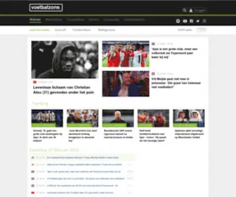 Voetbalzone.nl(Laatste voetbalnieuws) Screenshot