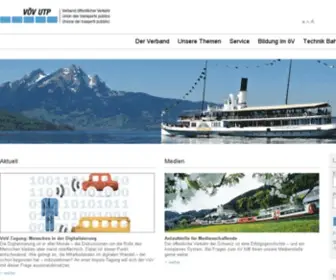 Voev.ch(Verband öffentlicher Verkehr) Screenshot