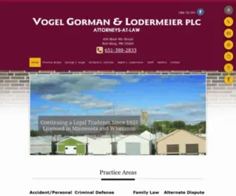 Vogelgormanplc.com(Vogel & Gorman Attorneys at Law) Screenshot