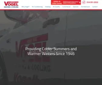 Vogelheating.com(Heating & Cooling Company St) Screenshot