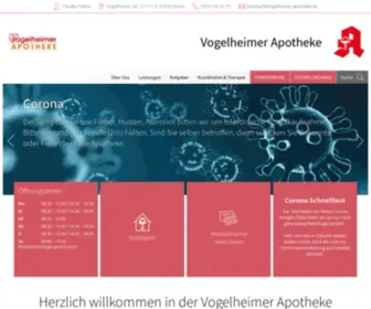 Vogelheimer-Apotheke.de(Vogelheimer Apotheke inEssen) Screenshot