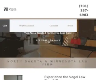 Vogellaw.com(Vogel Law Firm) Screenshot