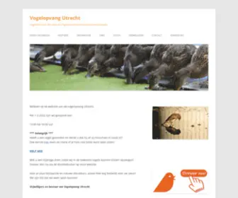 VogelopVangutrecht.nl(Vogelopvang Utrecht) Screenshot