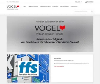 Vogelverlag.ch(Verlag Heinrich Vogel) Screenshot