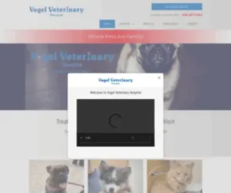 Vogelvet.com(Vogel Veterinary Hospital) Screenshot