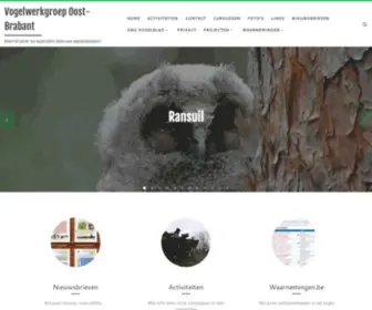 Vogelwerkgroep-OOST-Brabant.be(Vogelwerkgroep Oost) Screenshot