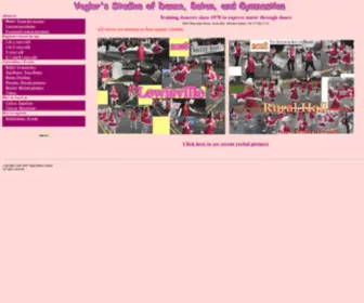 Voglerdancer.com(Vogler's Studios of Dance) Screenshot