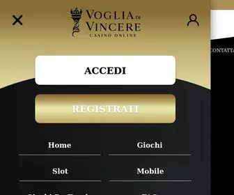 Vogliadivincer.it(Voglia di Vincere) Screenshot