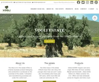 Vogliestate.com(Greek Organic Extra Virgin Olive oil) Screenshot