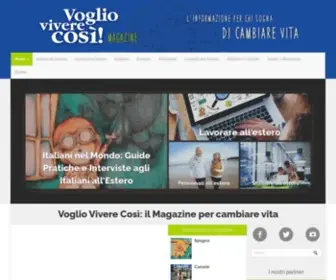 Voglioviverecosi.com(Voglio Vivere Così Magazine) Screenshot
