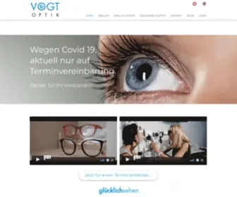 Vogt-Horgen.ch(Augenoptiker) Screenshot