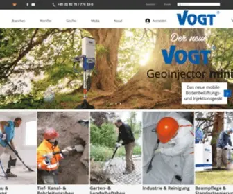 Vogt-TEC.de(Druckluft Baugeräte) Screenshot