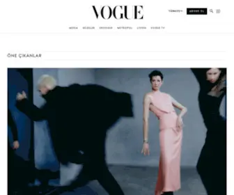 Vogue.com.tr(Türkiye’nin En İyi Moda Dergisi) Screenshot