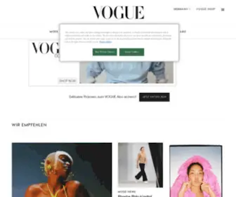 Vogue.de(Mode, Trends, Beauty und People) Screenshot