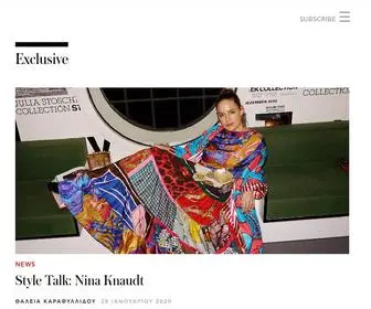 Vogue.gr(Fashion, Beauty, Trends and People) Screenshot