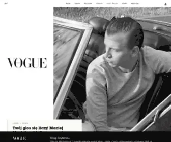 Vogue.pl(Magazyn Vogue Polska) Screenshot