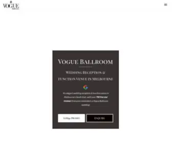 Vogueballroom.com.au(Vogue Ballroom) Screenshot