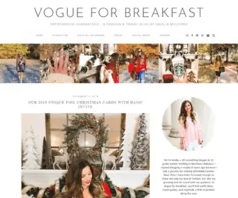 Vogueforbreakfast.com(Satisfashion Guaranteed) Screenshot