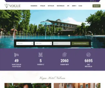 Voguehotel.az(Vogue Hotel Spa Nabran) Screenshot