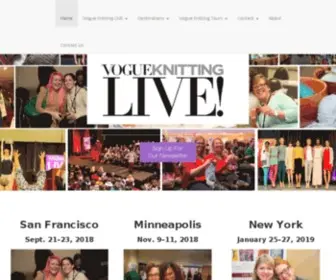 Vogueknittinglive.com(Vogue Knitting Live) Screenshot