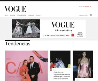 Voguelatam.com(Vogue México) Screenshot