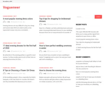 Vogueneer.com(Vogueneer) Screenshot