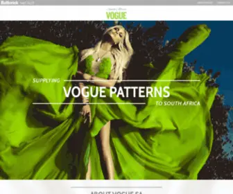 Voguepatterns.co.za(Vogue Patterns South Africa) Screenshot