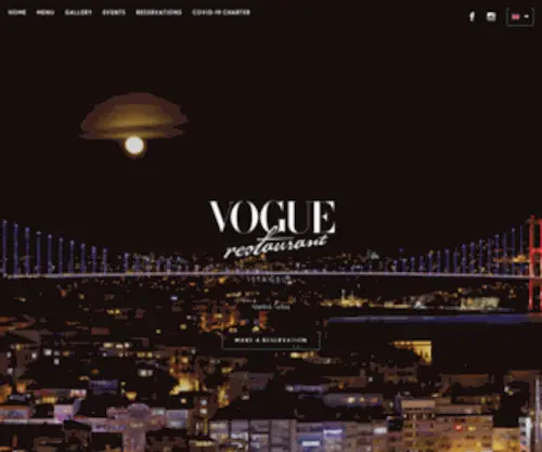 Voguerestaurantandbar.com(Vogue Restaurant Istanbul) Screenshot