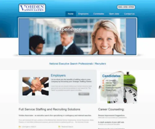 Vohdenassociates.com(Vohden Associates Executive Search) Screenshot