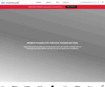 Vohkus.com(Managed IT services & IT procurement) Screenshot