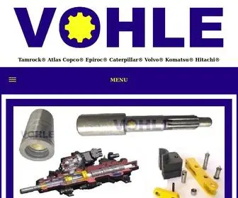 Vohleparts.com(Quality Replacement Parts for Mining & Construction Equipment) Screenshot