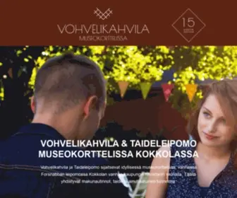 Vohvelikahvila.fi(Etusivu) Screenshot
