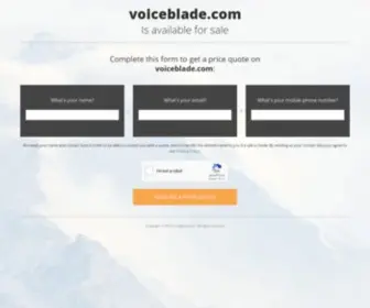 Voiceblade.com(Hosted IVR) Screenshot